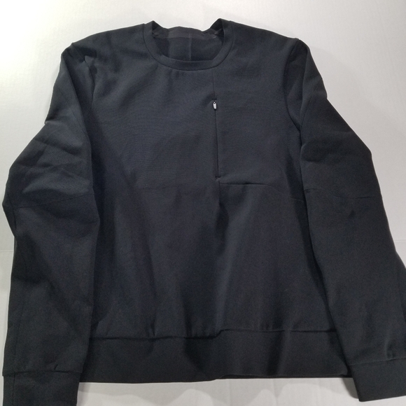 lululemon athletica Other - Lululemon Sojourn Long Sleeve Crew Neck Pullover Mens Medium M Black Sweatshirt